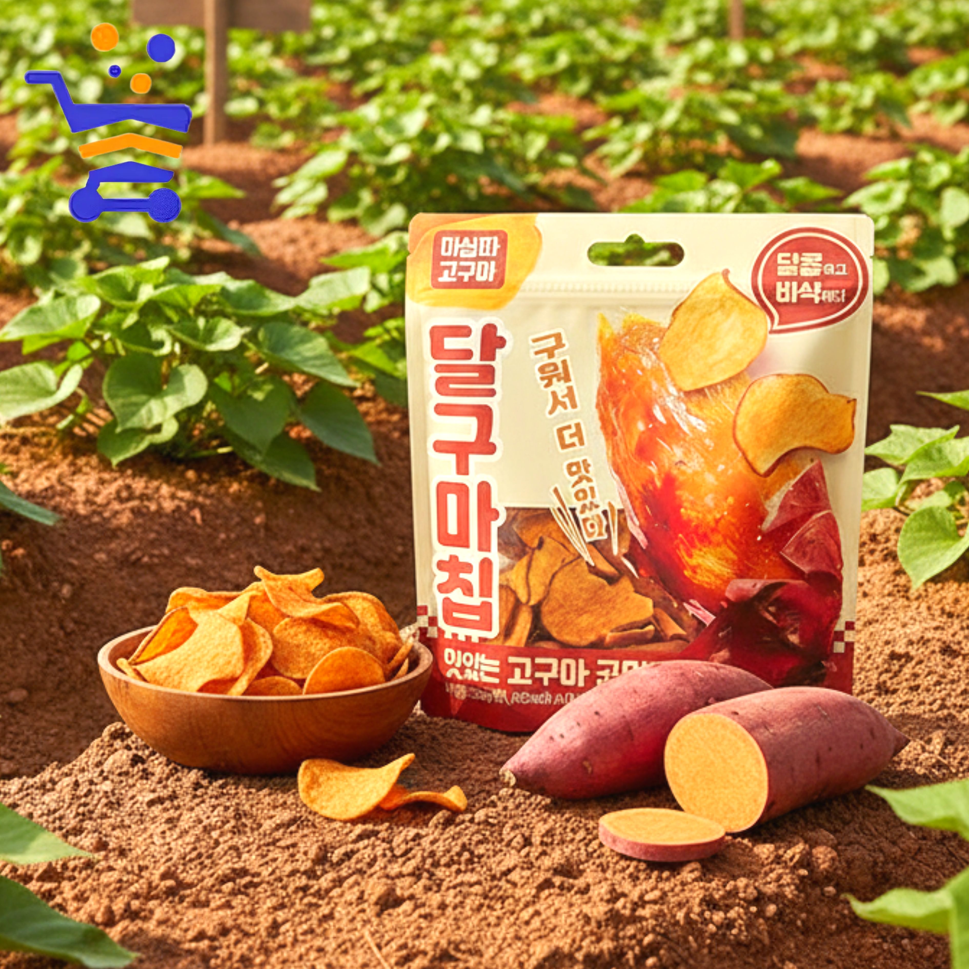 마싣따고구마 달구마칩 320g 사무실 탕비실 주전부리 간식 스낵 - 상품 이미지
