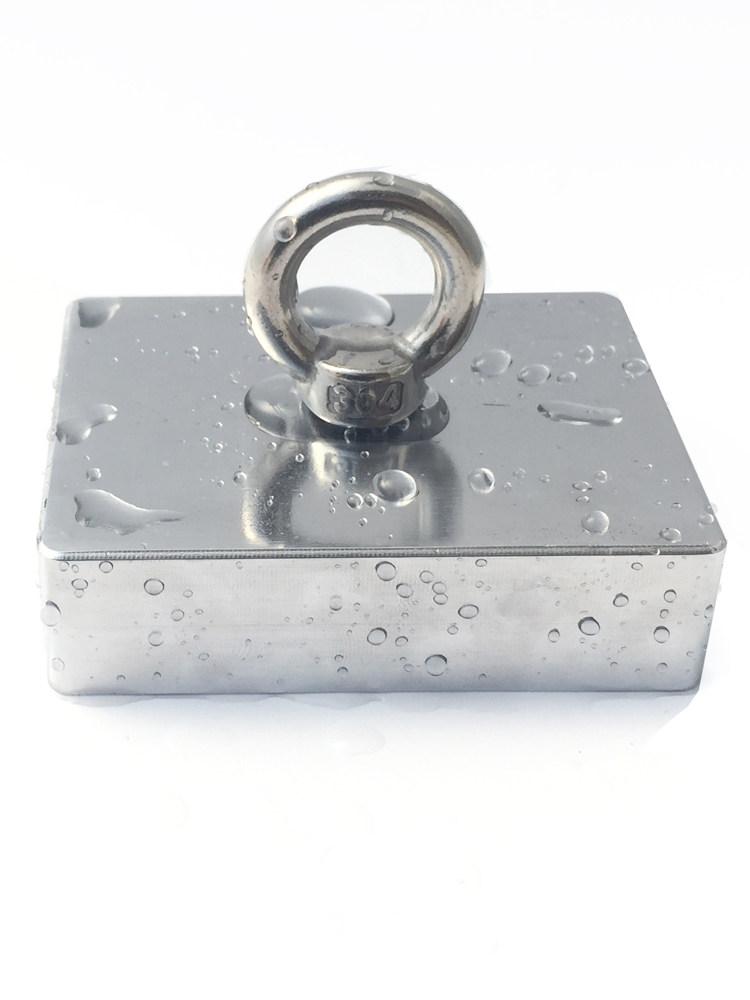 공업용 자석 마그네틱바 45X45X21mm 걸이 고리 DF 92x72x25mm 링 로프 150kg - 상품 이미지
