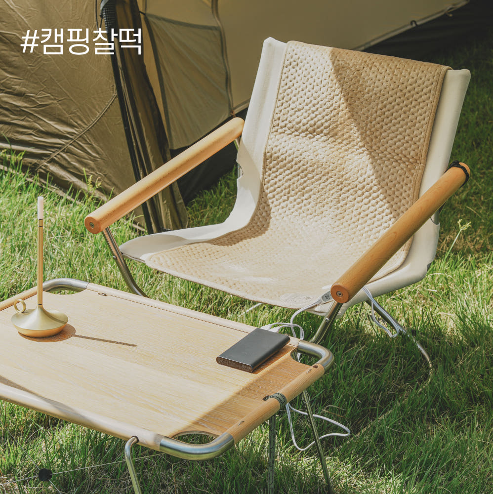 포켓베드 USB 전기 장판 휴대용 전기요 매트 백패킹 1구 - 상세 이미지 5