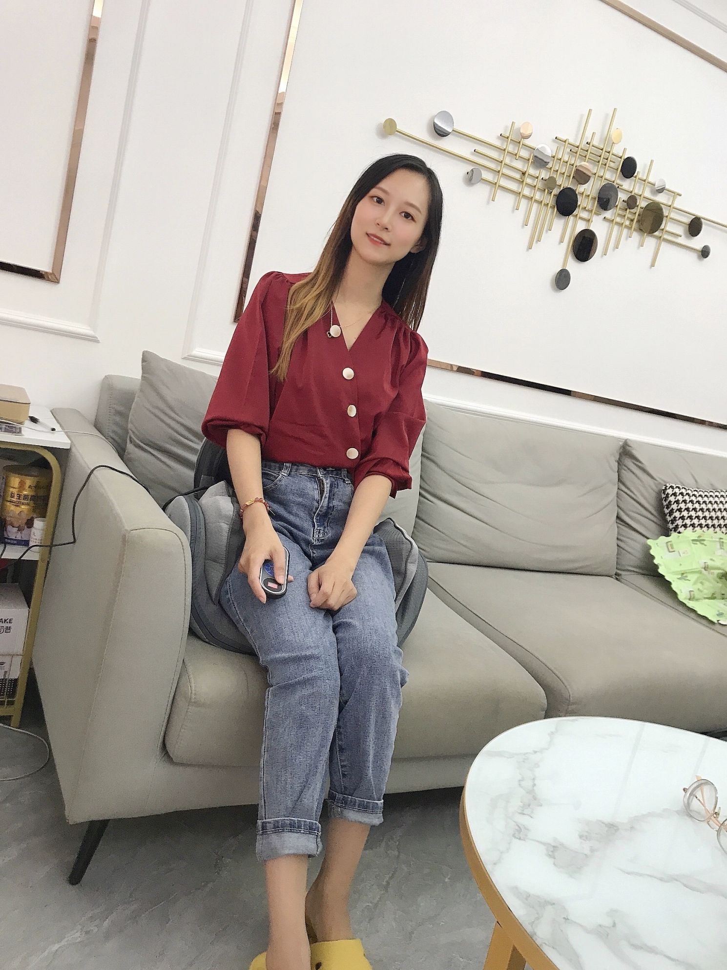골반 마사지기 고관절 쿠션 소파 안마 엉덩이 허리 좌식 P7 허리 엉덩이 일체형 엘레강트그레이 - 상세 이미지 3