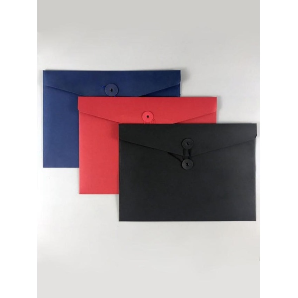프리미엄 앨범용 문서 사진 보관 크래프트 잠금 투명 사무용 레드a5사이즈 10개23 x 16cm 맞춤 로고 - 상품 이미지