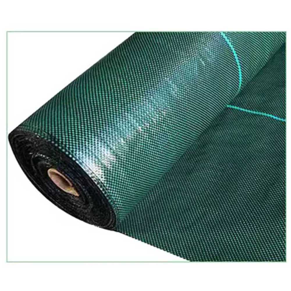 농사용 부직포 매트 보온덮개 제초매트 멀칭비닐 방초 70g 1.5m x 100m/지지대 포함 - 상품 이미지