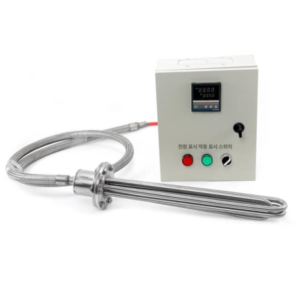 고효율 수중용 막대형 보일러 히터 가열용 열선 온수봉 물탱크 220V 3kW 220V 3kW - 상세 이미지 3