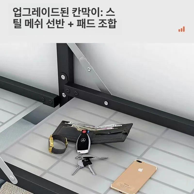 대형 조립식 옷장 접이식 수납장 휴게실 기숙사 이동식 행거 이불장 - 상세 이미지 4