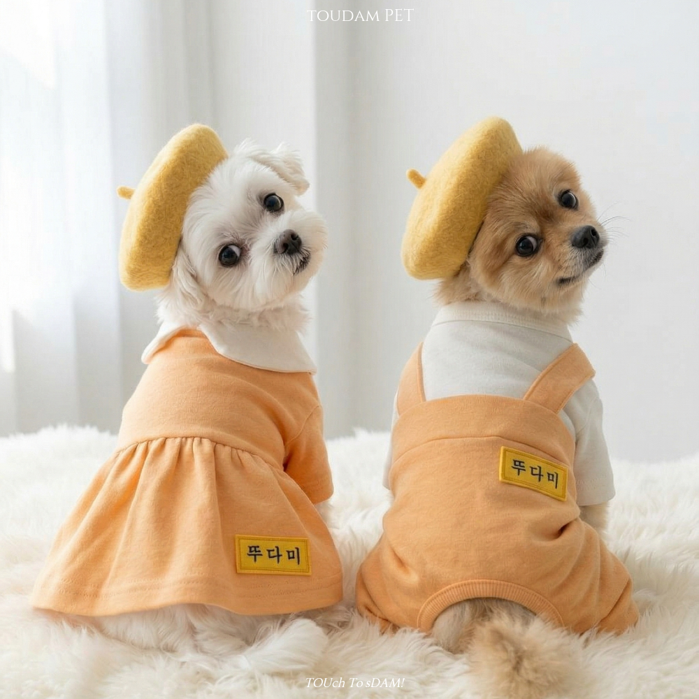 뚜담펫 멍치원복 강아지 국내제작 유치원복 S-XL - 상세 이미지 3