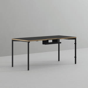 데스커 컴퓨터 책상 2.0 1600x700mm, 빈티지블랙 솔직 후기 | 실제 배치 사진 포함 - 상품 이미지 1