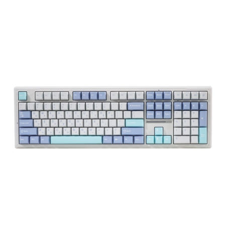 긱스타 GKG108SS 유무선 기계식 키보드 스카이 블루 저소음 바다소금축
