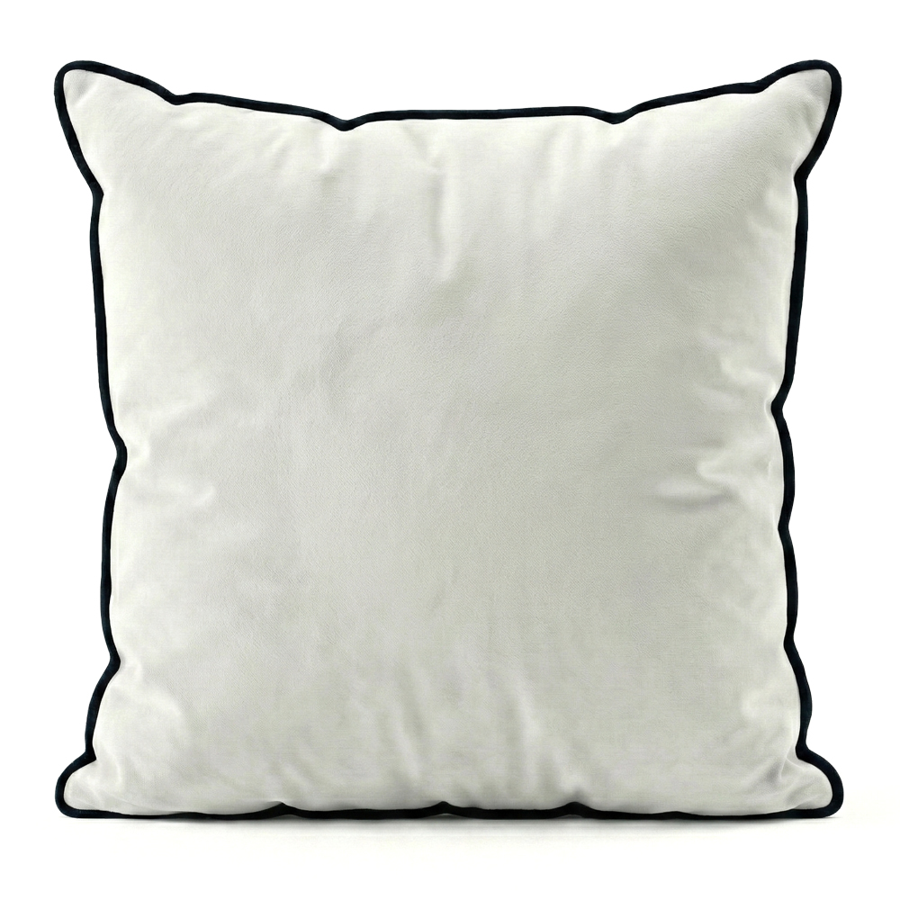 콘트라스트 벨벳 쇼파쿠션 북유럽 거실 쿠션커버 스타일K 08솔리드W, 50x50cm - 상세 이미지 2