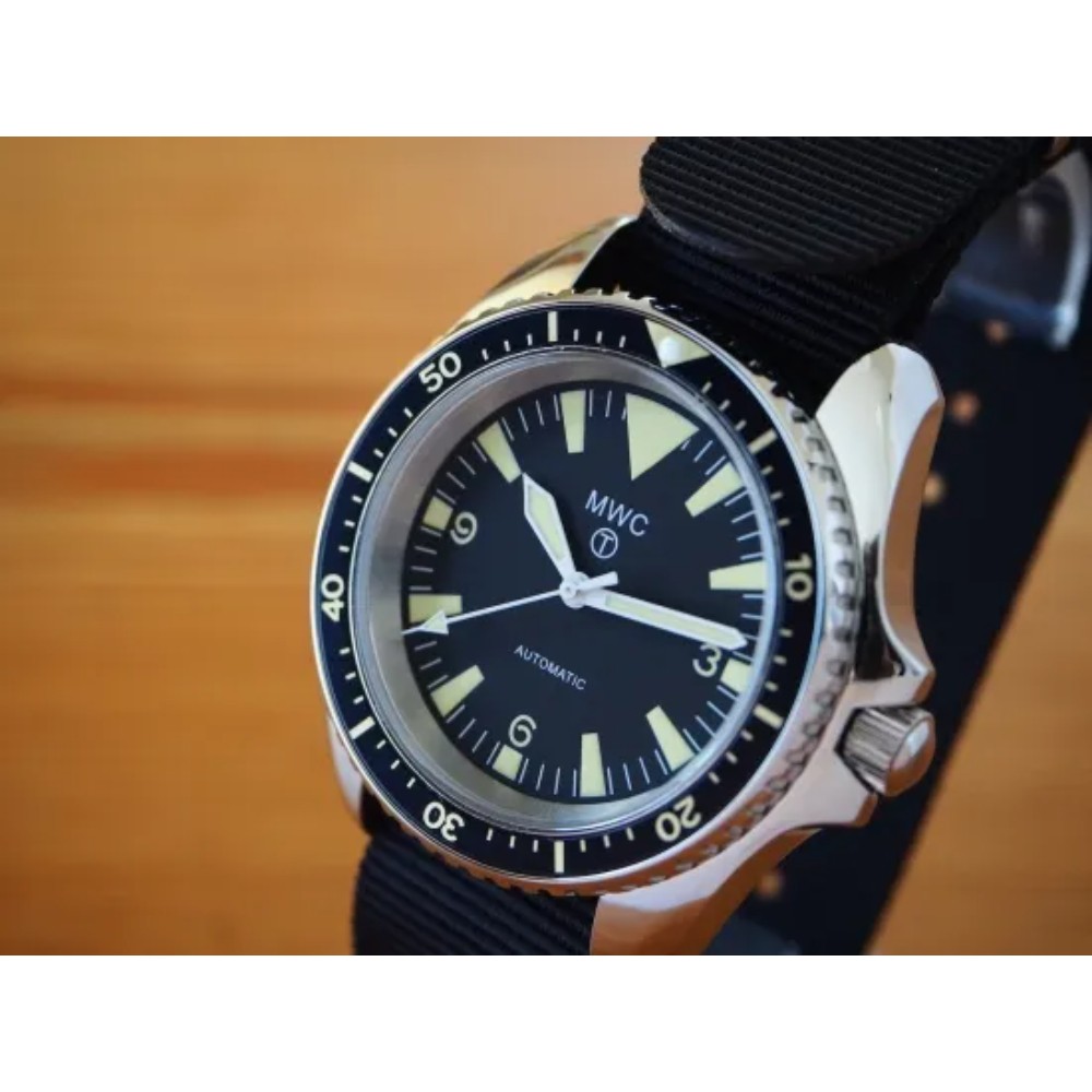 MWC 밀리터리 다이버 워치 영국 해군 군용 남성 손목시계 SEIKO NH35A - 상품 이미지