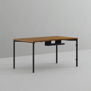 데스커 컴퓨터 책상 2.0 1400x800mm, 빈티지블랙 솔직 후기 | 실제 배치 사진 포함 - 상품 이미지 2