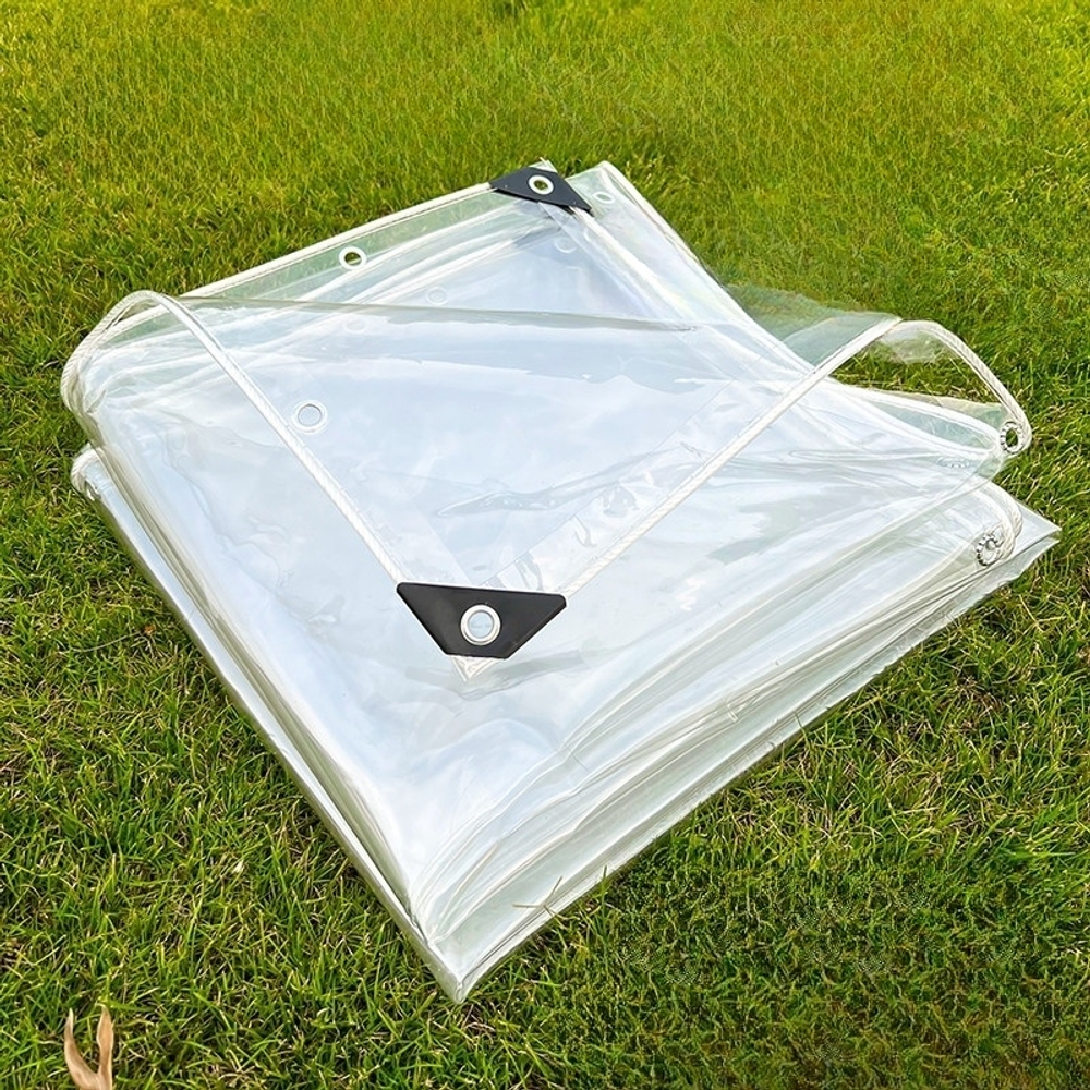 투명 PVC 방수포 0 3mm 두께 야외 천막 비가림막 베란다 방풍 방한 3m x 3m - 상세 이미지 2