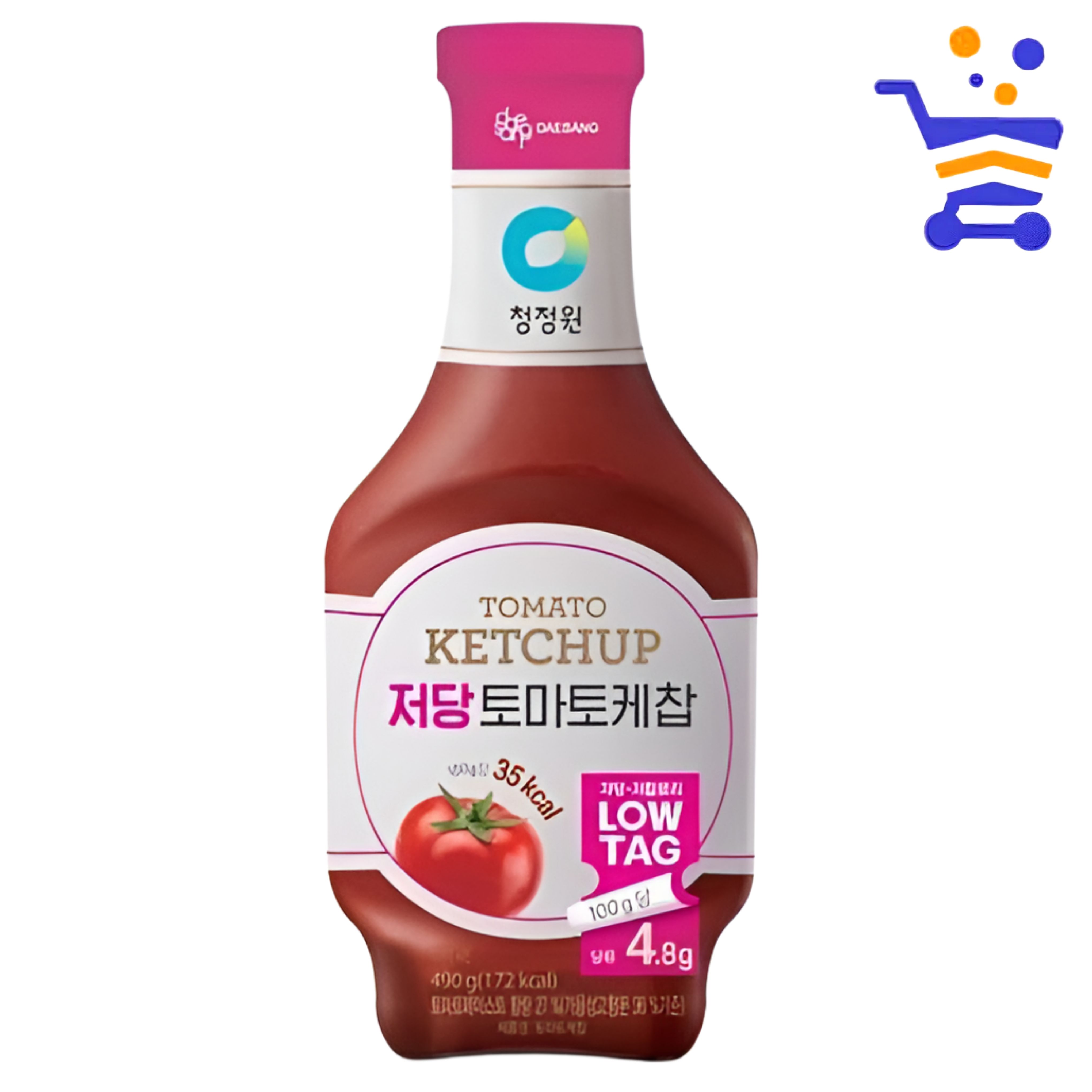 청정원 저당 케찹 490g - 상품 이미지