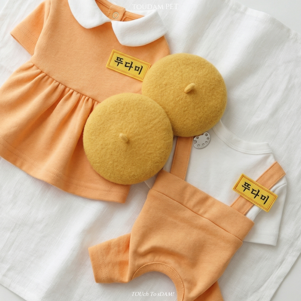 뚜담펫 멍치원복 강아지 국내제작 유치원복 S-XL 이미지 8