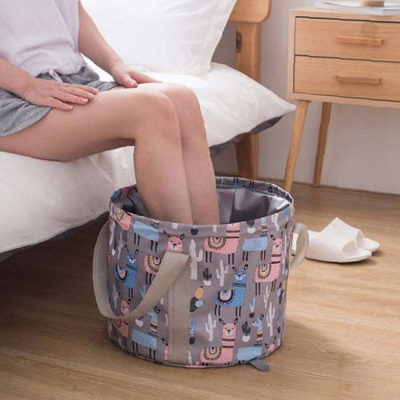 가정용 접이식 발 담그는 통 휴대 간편 보관 세족 족탕 각탕 온열 찜질 발목