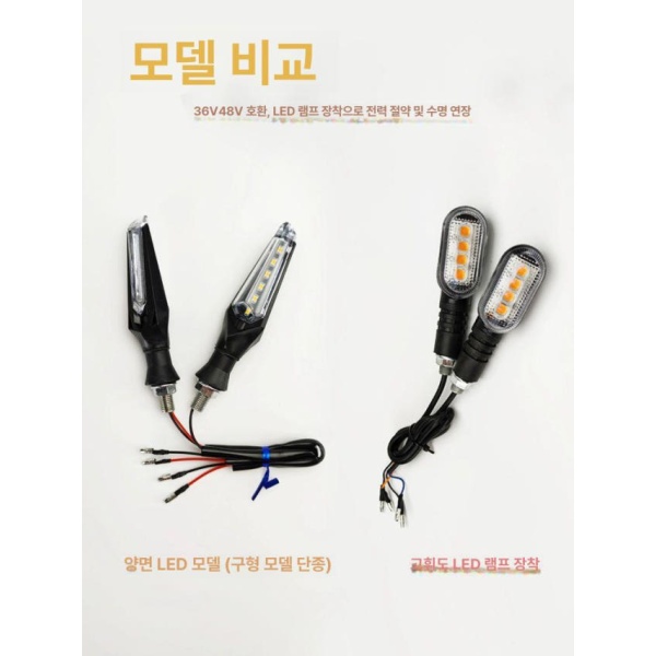 스마트 전기자전거 방향지시등 수신호 지시등 자전거용 간편설치 브래킷 포함 한 쌍 단일 방향지시등 - 상세 이미지 5