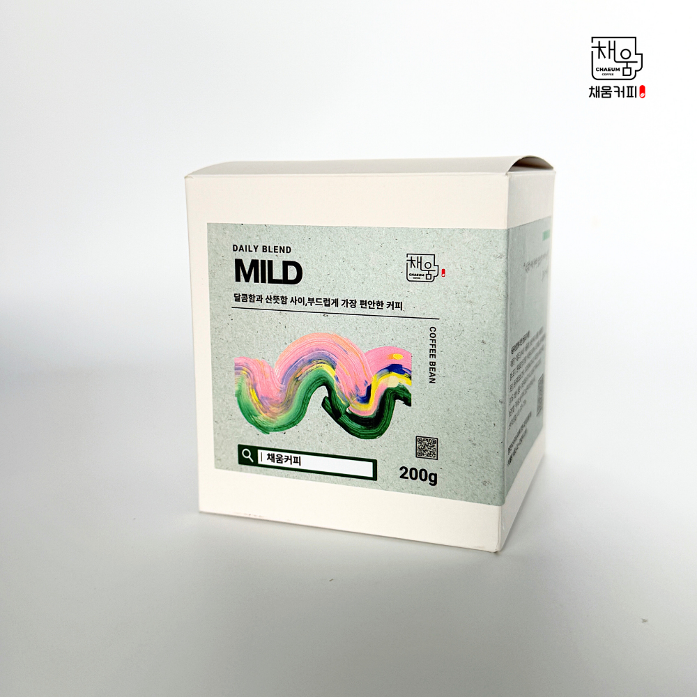 채움커피 산미있는 부드러운 마일드블렌드 홀빈원두 200g, 1개 - 상세 이미지 3