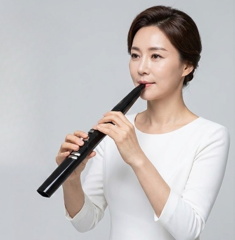 디지털 전자 색소폰 관악기 입문용 초보자 독학용 미디 컨트롤러 블랙 - 상품 이미지