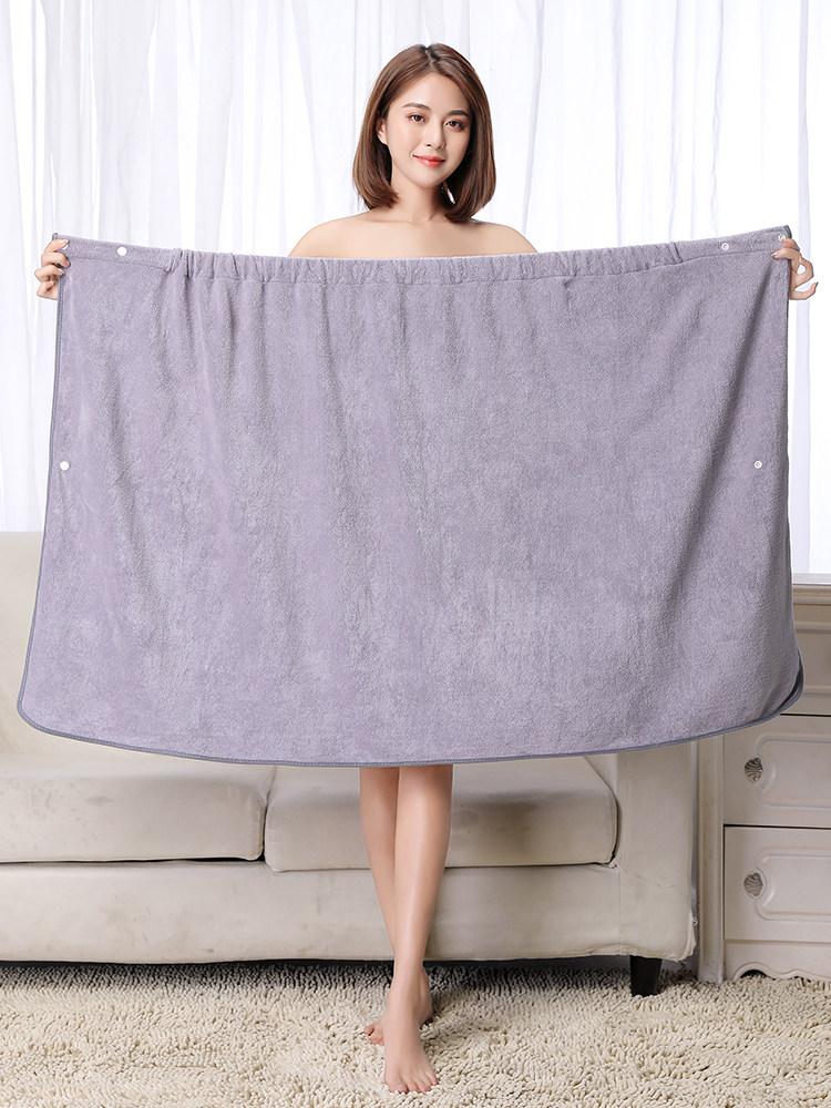 에스테틱 피부관리실 가운 피부샵 타올 극세사 스커트 흡수 타월 스타일 - 그레이 풀오버 스타일 - 상세 이미지 5