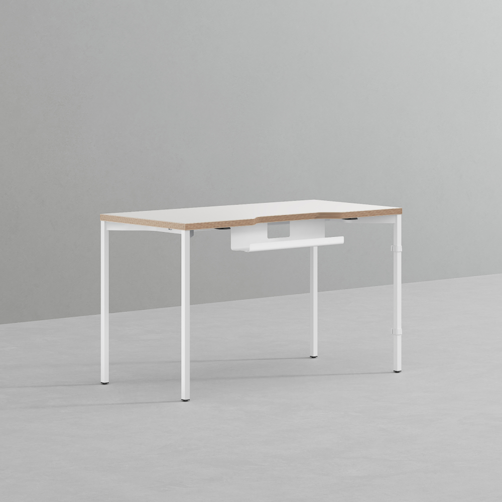데스커 컴퓨터 책상 2.0 1200x600mm, 화이트 - 상품 이미지