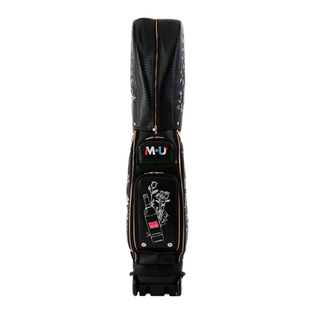 엠유스포츠 M.U SPORTS 골프 캐디백 보타니컬 자수 30주년 한정 - 상세 이미지 5