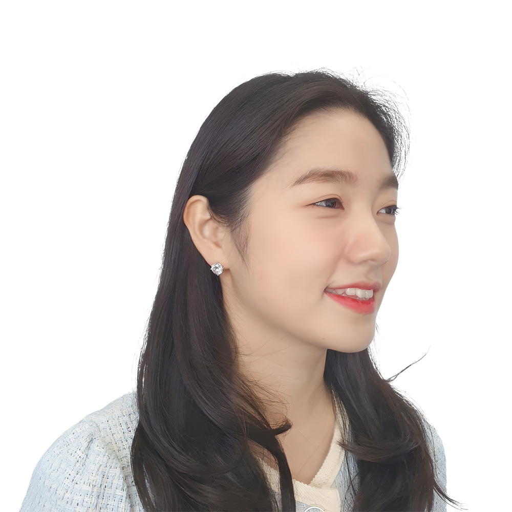 야랑쥬얼리 나비 큐빅 드롭 귀걸이 - 상세 이미지 5
