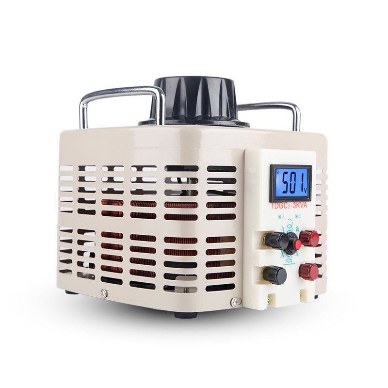 전압 조정기 가변 변압기 단상 절연 도란스 제어기 조정기 TDGC2-1KVA 0-500V 2A - 상품 이미지