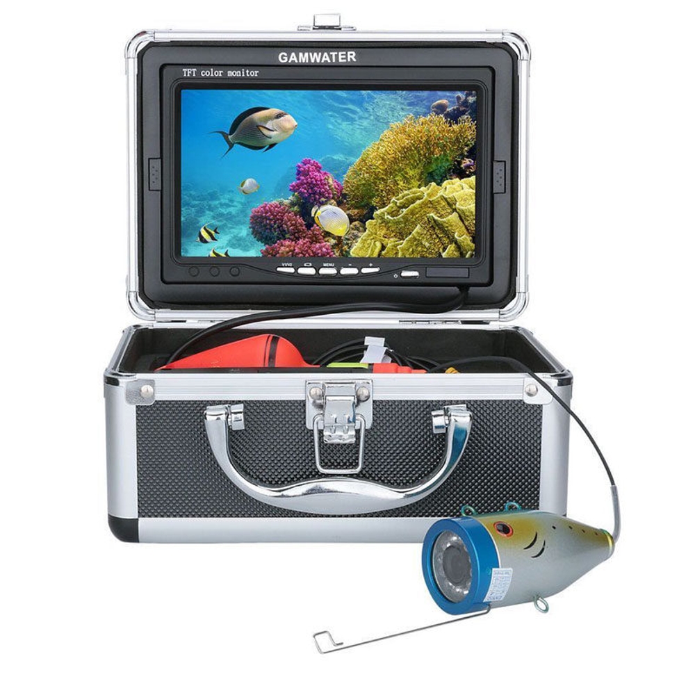 9인치 화면 어군탐지기 고화질 컬러 LCD 수중카메라 LED 30개 9인치 15미터 기본 - 상세 이미지 2