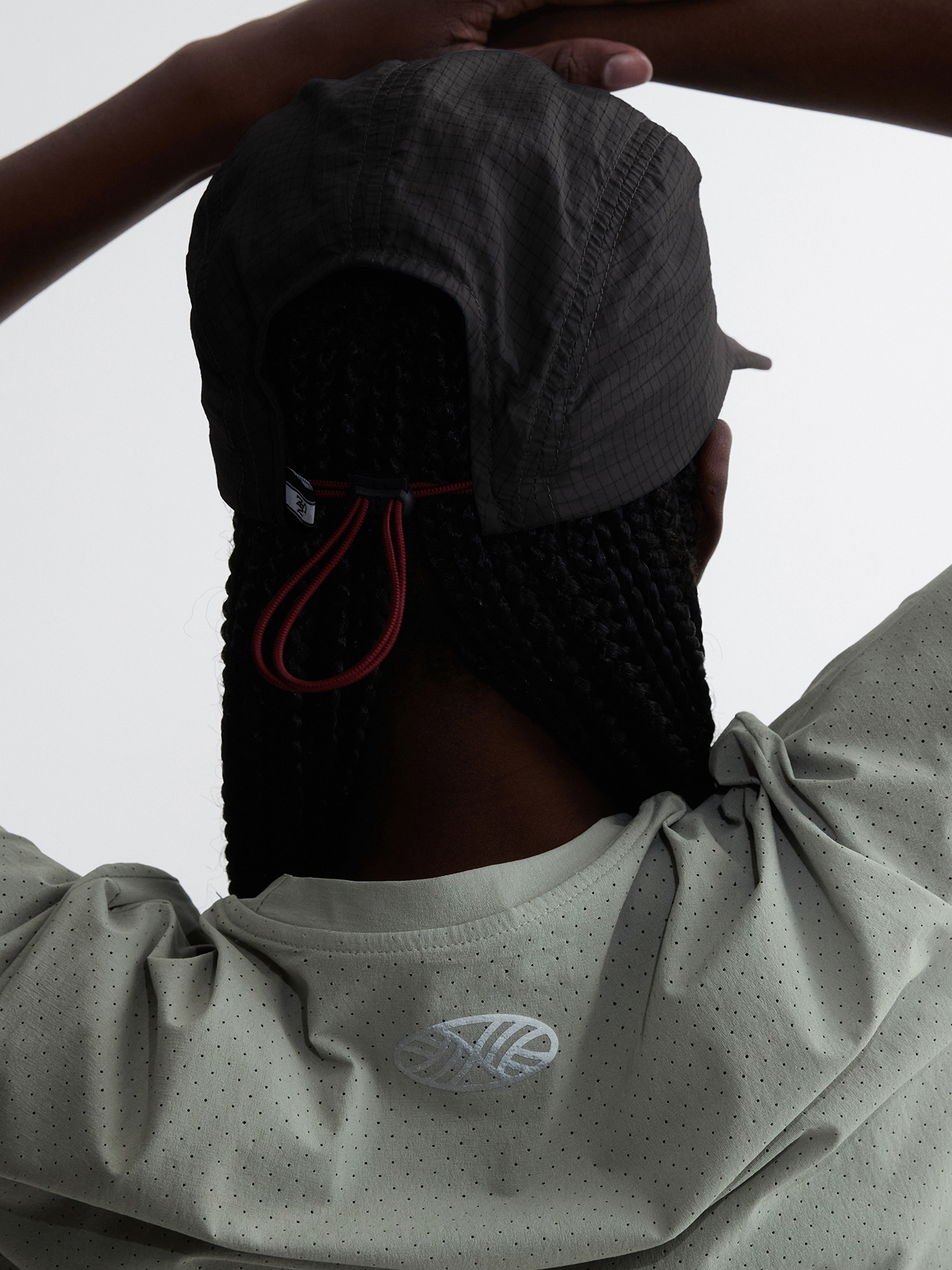 [미나수] Dont Feel Pressured Rip Camp Cap_Black 이미지 4