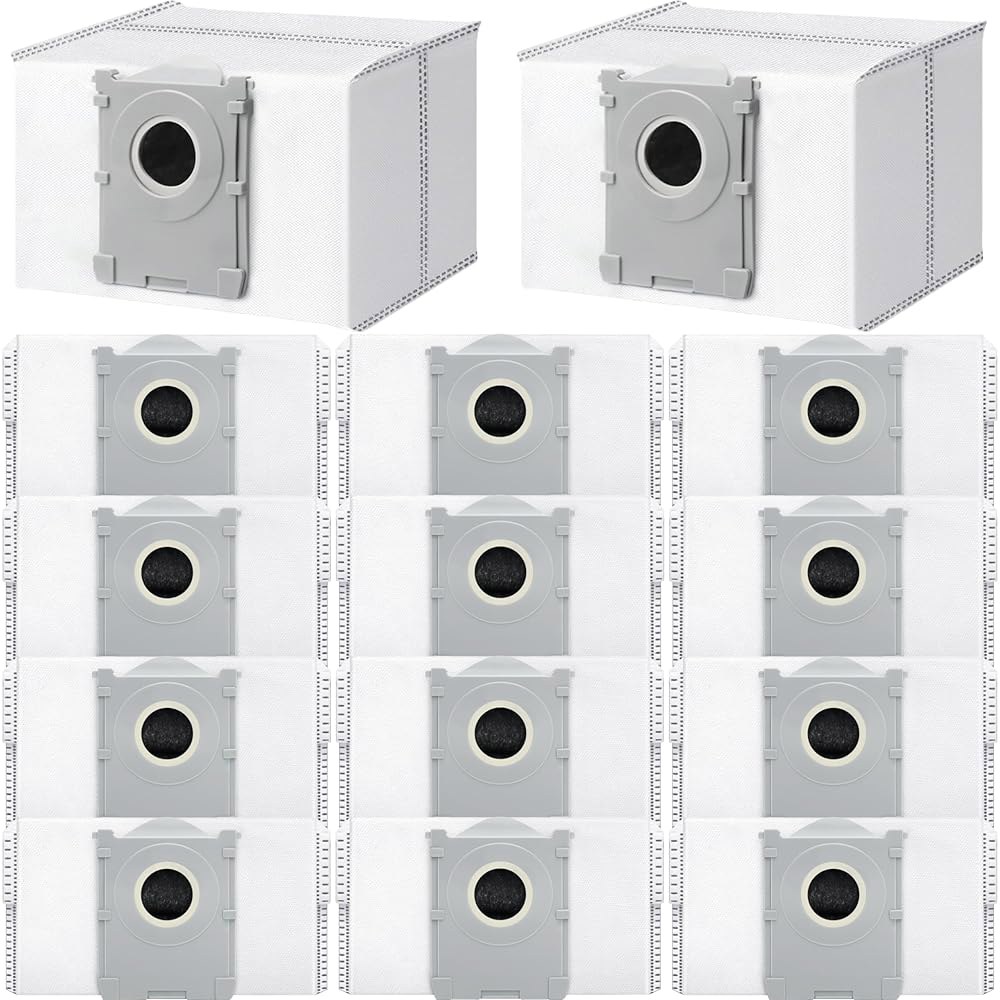 14개 먼지 봉투, 디봇 X8 프로 옴니 / T50 맥스 T80 X9 예디 S14 플러스 로봇 청소기, 3.5리터 활성탄 진공 4중 구조 - 상품 이미지