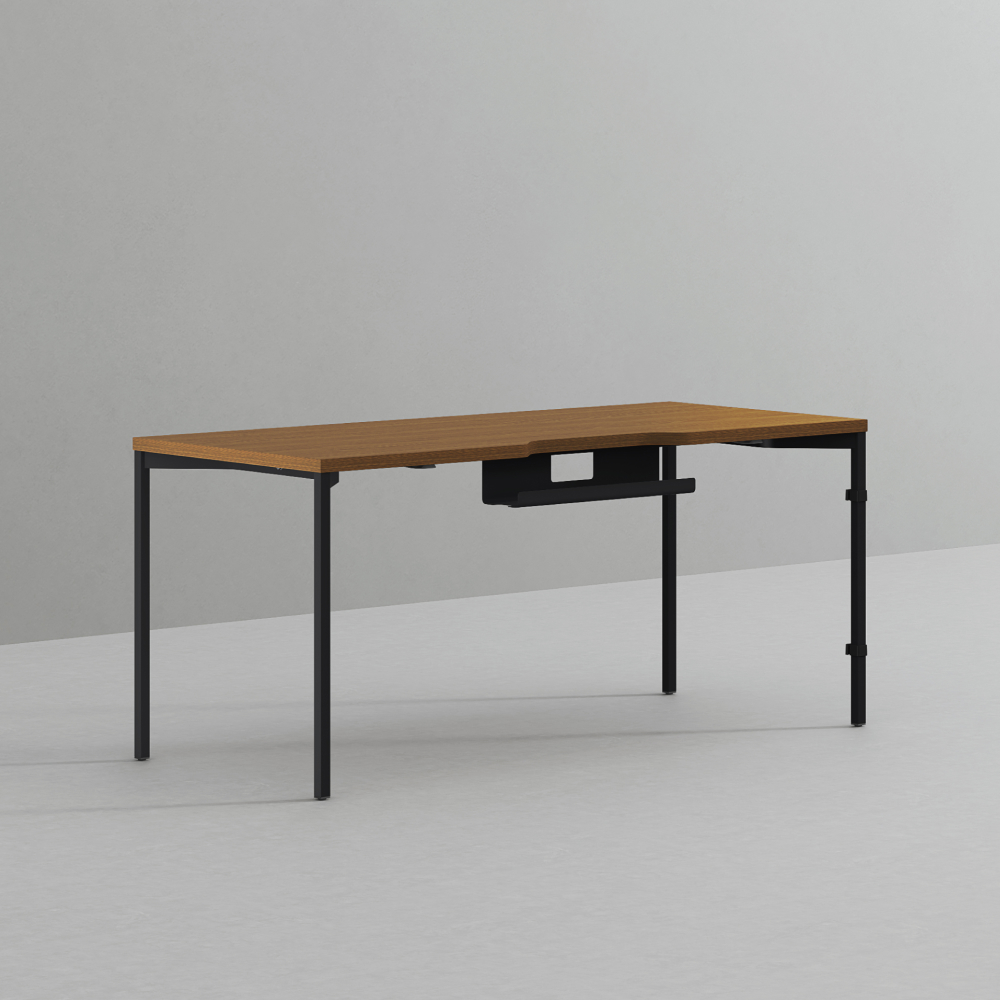 데스커 컴퓨터 책상 2.0 1600x700mm, 모던아카시아 - 상품 이미지