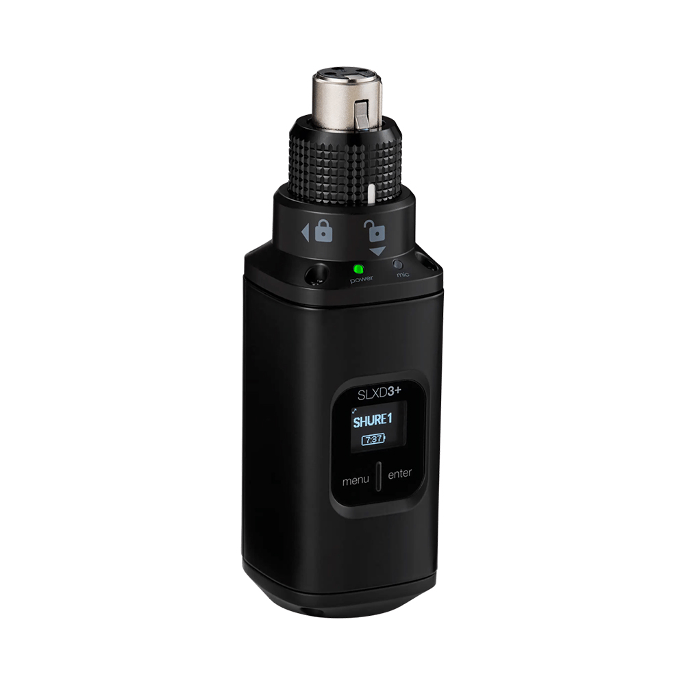 SHURE SLXD3+ 슈어 디지털 플러그온 무선 마이크 송신기 무선마이크 변환 - 상세 이미지 5