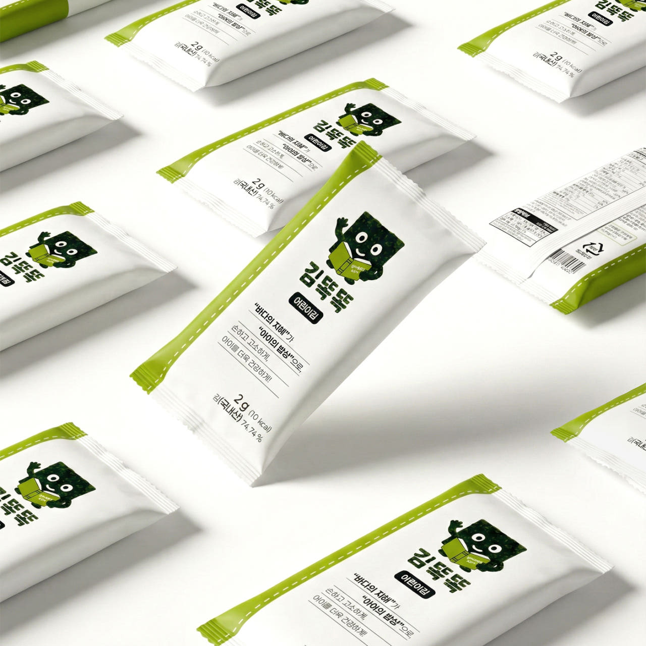 김똑똑 어린이김 구운 도시락 김 선물 저염 2gx60봉