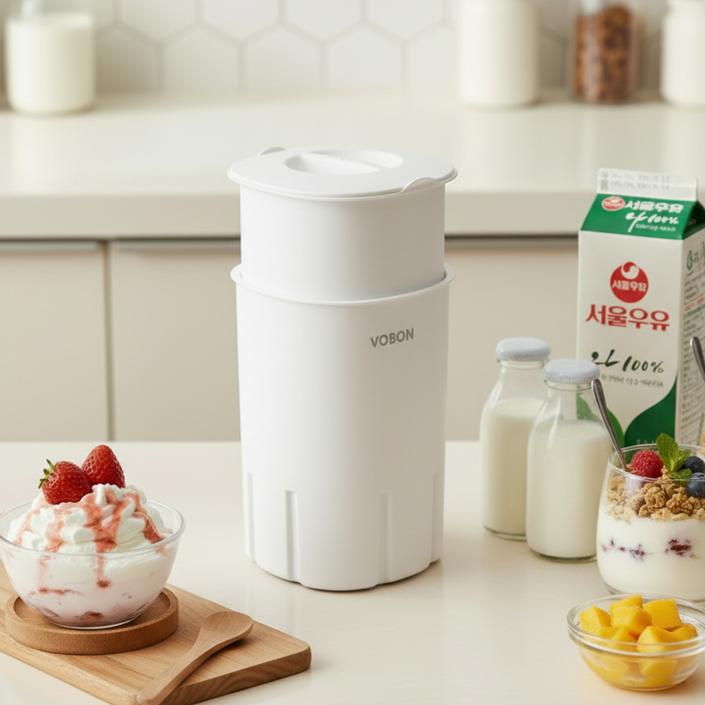 보본 유청분리기 1.2L 꾸덕한 그릭요거트 만들기 요거트메이커 없이 만드는 꾸덕 아기 간식