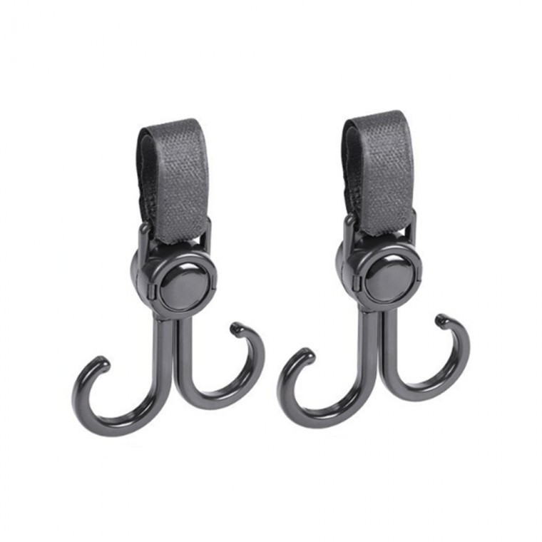 지니몰 유모차 고리 수납고리 휠체어 가방 걸이 다용도 행거 2p