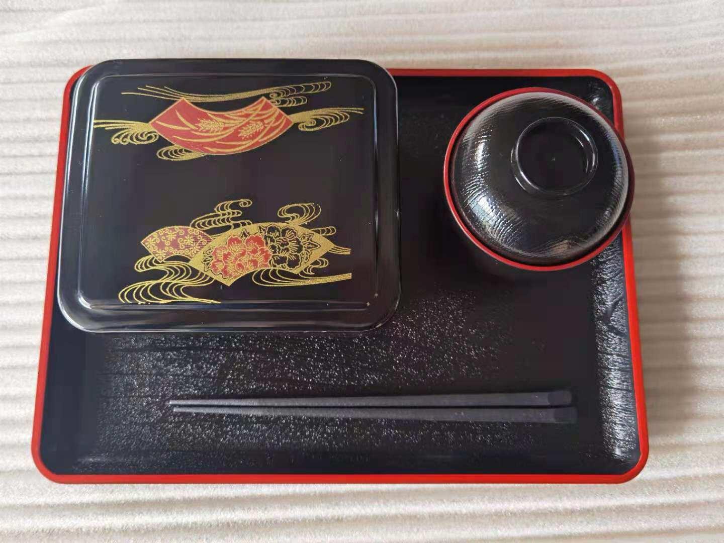 일본나무도시락통 장어 덮밥 일본식 재질 그릇 멜라민 소재 (고온 살균 가능) - 상세 이미지 4