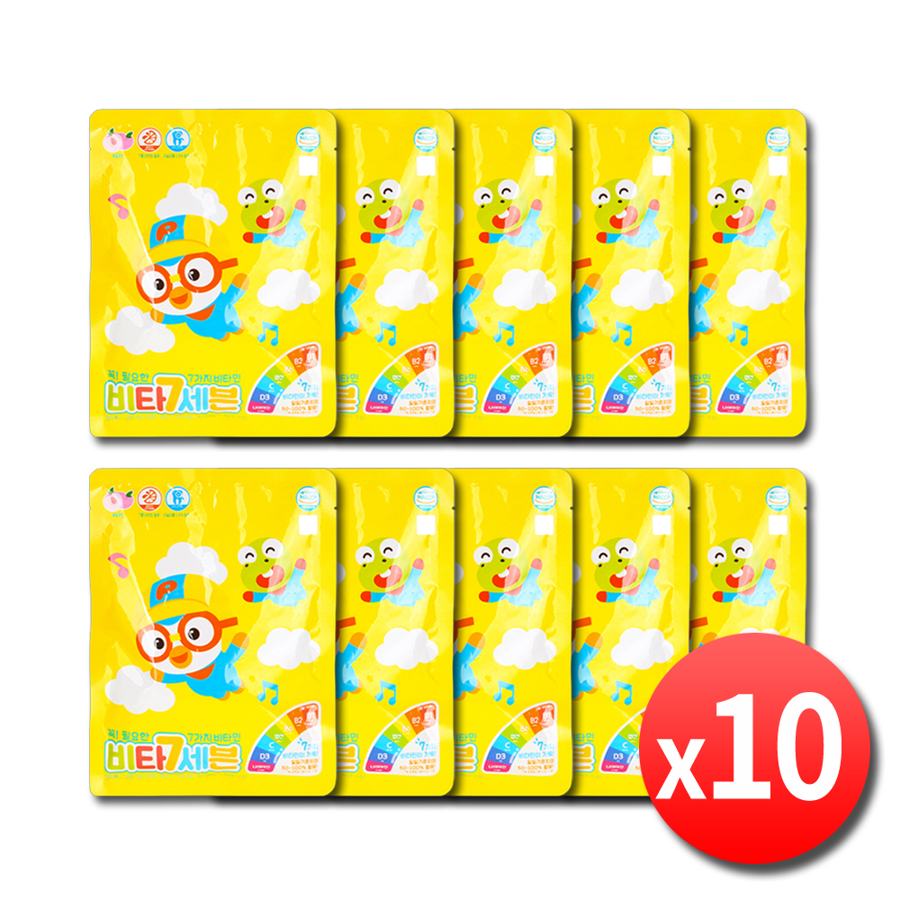 뽀로로 비타민C 캔디 아기비타민 사탕 아이 어린이 총400정 - 상품 이미지