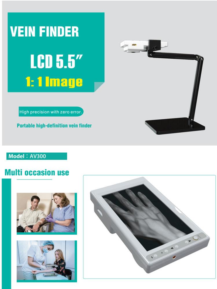 혈관 찾는기계 정맥 실습 탐색기 스캐너 3램프 탐지기 LCD LCD 스크린 모델 스탠드 포함 얼굴 - 상품 이미지