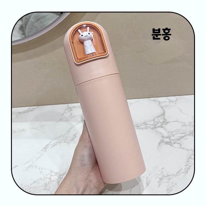 토끼 칫솔 치약 휴대용 케이스 어린이집 유치원 회사원 지인 단체선물 여행용 세면도구 답례품 - 상세 이미지 3