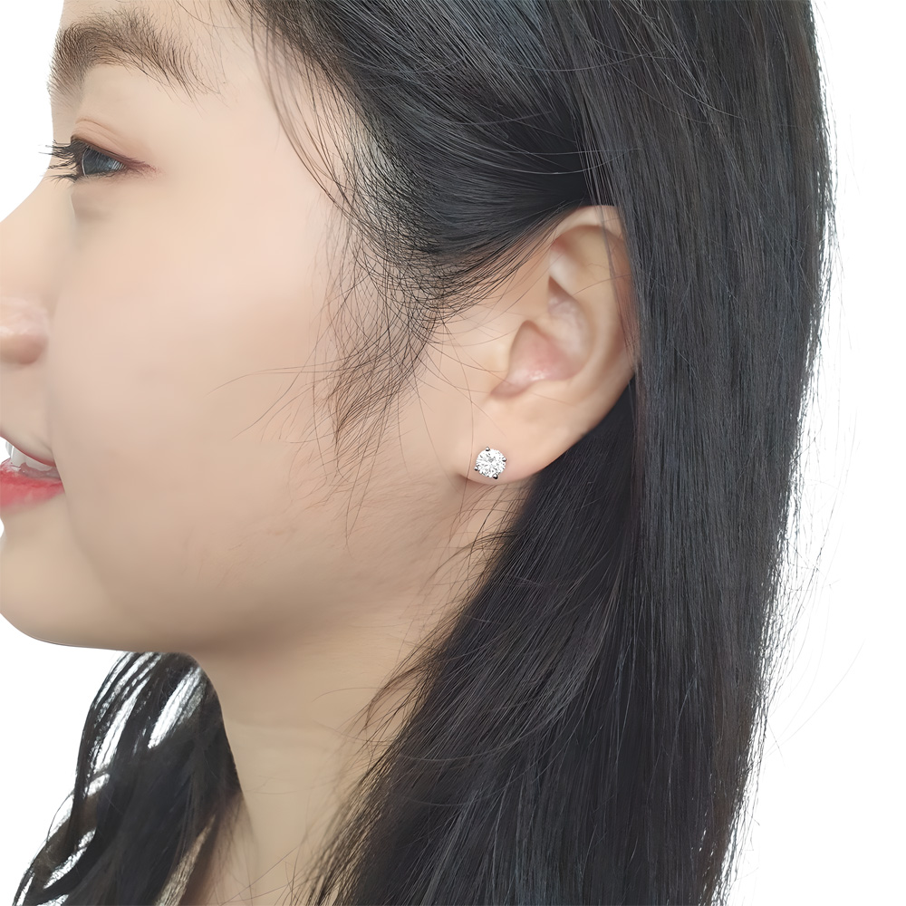 야랑쥬얼리 나비 큐빅 드롭 귀걸이 - 상세 이미지 3