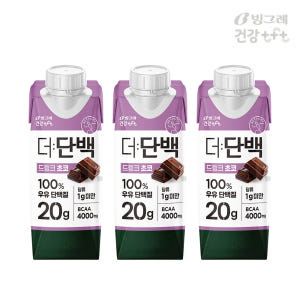 빙그레 더단백 드링크 단백질음료 초코, 250ml, 3개 맛있게 먹은 솔직 후기 - 상품 이미지 1