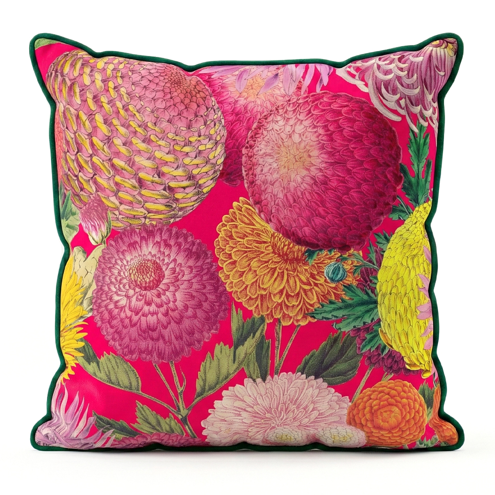 디자이너 정사각 벨벳 쇼파쿠션 북유럽 쿠션커버 스타일K 02핑크카니발, 50x50cm