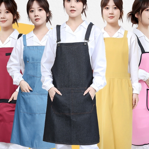 앞치마 카페 업소용 꽃집 식당 음식점 가정용 플라워 방수 커피숍 주방 공방 바리스타 직원 - 상품 이미지