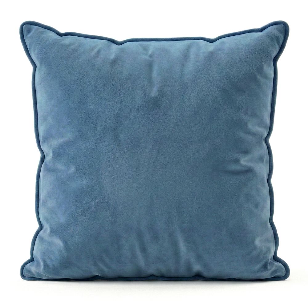 디자이너 무지 벨벳 쇼파쿠션 북유럽 쿠션커버 스타일K 320스틸블루, 50x50cm
