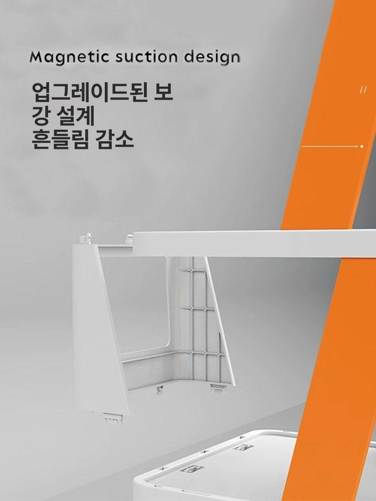 계단 전용 현관 소형 신발장 복층 보관함 사다리형 인테리어 캐비닛 홈 원룸 선반 - 상세 이미지 5