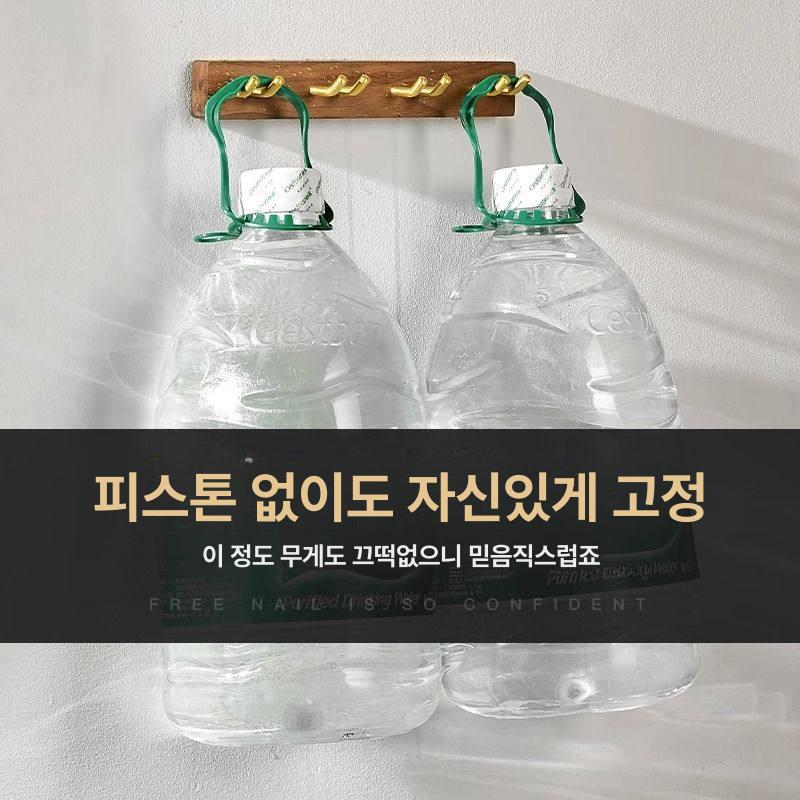 홀더 전기 면도기 욕실 거치대 인테리어 원목 호두나무 전동 칫솔꽂이 [4인용] - 상세 이미지 2