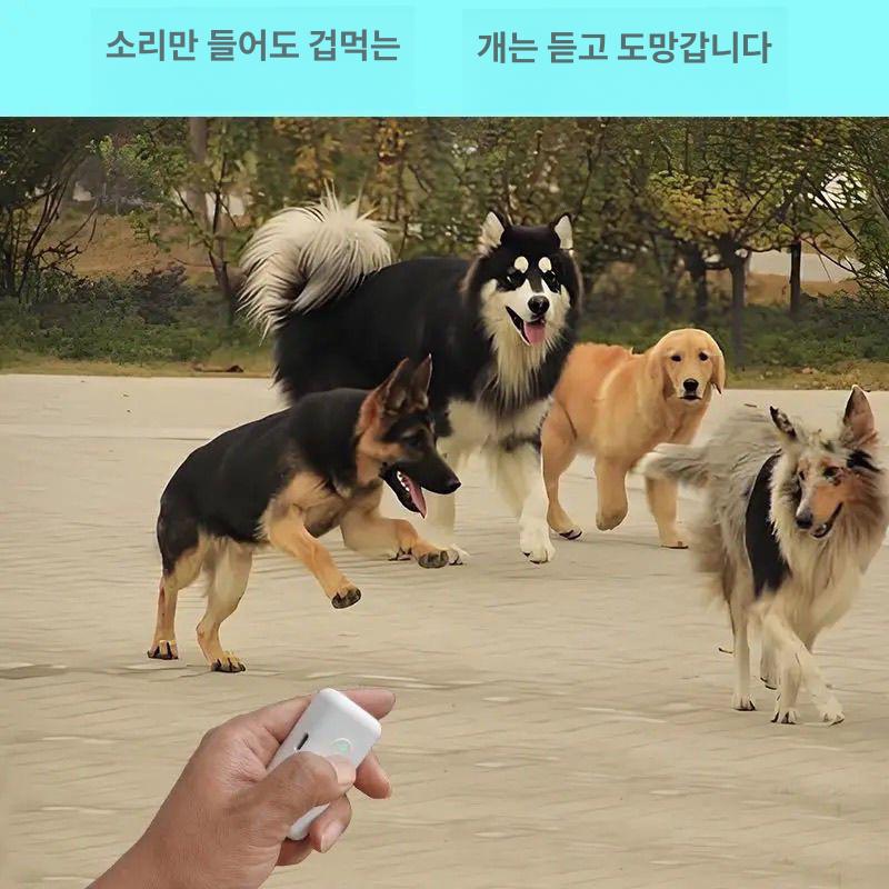 야생동물 들개 퇴치기 미니 초음파 맹견 휴대용 고양이 흰색 개 구충제 도구 - 상세 이미지 3