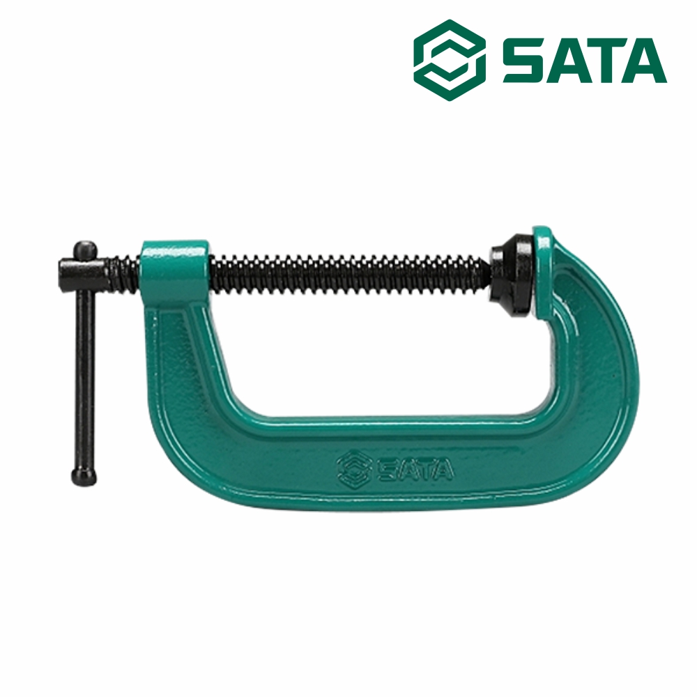 사타 SATA 만력기 C형 클램프 100mm 90434 목공 바이스클램프 - 상품 이미지