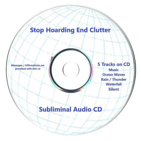 UnKnown [해외](수입CD) Stop Hoarding / End Clutter Subliminal 5 Tracks CD