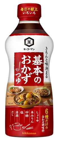 기꼬만 기본 반찬 쯔유 500ml x 3개