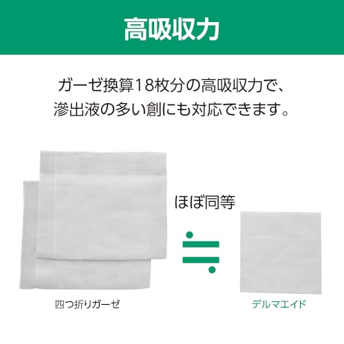 알케어 데르마 에이드 창상용 흡수 패드 반창고 멸균 완료 11983 4호(7.5cmX10.0cm) 100매